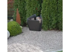 Merive M2 Feuerkorb mittelhoch abgerundet Schwarz*Vasner Best