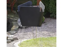 Merive M2 Feuerkorb mittelhoch abgerundet Schwarz*Vasner Best