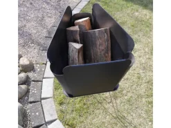 Merive M2 Feuerkorb mittelhoch abgerundet Schwarz*Vasner Best