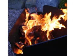 Merive M2 Feuerkorb mittelhoch abgerundet Schwarz*Vasner Best