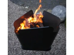Merive M2 Feuerkorb mittelhoch abgerundet Schwarz*Vasner Best