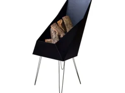 Vasner Feuerkörbe|Merive M4 Feuerkorb mittelhoch eckig Schwarz