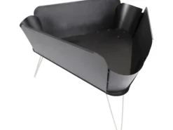 Vasner Feuerschalen|Feuerkörbe|Merive M1 Feuerschale niedrig abgerundet Schwarz