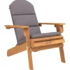 Lounge-Gartenmöbel|Gartenstühle|vidaXL Adirondack-Gartenstuhl mit Kissen Massivholz Akazie