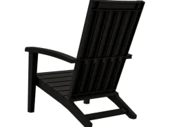 Gartenstühle|vidaXL Adirondack-Gartenstuhl Schwarz Polypropylen