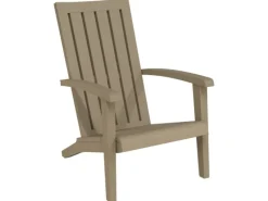 vidaXL Adirondack-Gartenstuhl Hellbraun Polypropylen* Sale