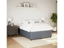 vidaXL Bettgestell Dunkelgrau 160x200 cm Samt Modell 32102449* Hot