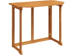 vidaXL Bistrotisch 90x50x75 cm Akazie Massivholz 44039* New