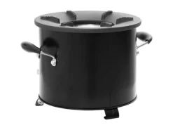 Campingzubehör|vidaXL Camping-Ofen Schwarz 36x26x22,5 cm Metall