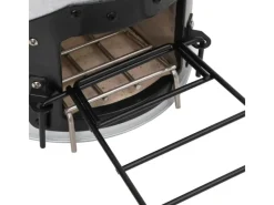 Campingzubehör|vidaXL Camping-Ofen Silbern 45x25x26 cm Stahl