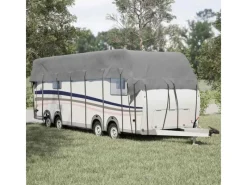 Campingzubehör|vidaXL Dachplane für Wohnwagen Grau 1000x300 cm Vliesstoff 2152072