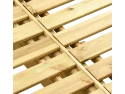 Sonnenliegen|vidaXL Doppel-Sonnenliege Grün Imprägniertes Kiefernholz 315404