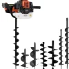 Bodenbearbeitung|vidaXL Erdbohrer-Set Stahl 279577