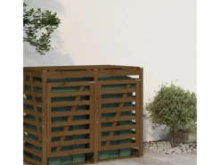 vidaXL Erweiterung für Mülltonnenbox Honigbraun Massivholz Kiefer* Sale