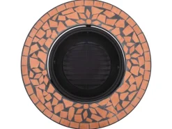 vidaXl Feuerstelle Mosaik Keramik Terracotta 68 cm* Discount