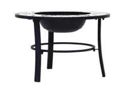 vidaXL Feuerstelle Mosaik Keramik Grün 68 cm* Outlet