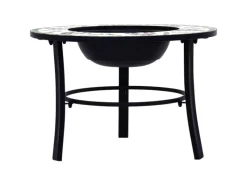 vidaXL Feuerstelle Mosaik Keramik Grün 68 cm* Outlet