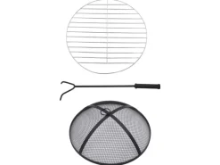 vidaXL Feuertisch Mosaik Keramik Terracotta und Weiß 68 cm* Best