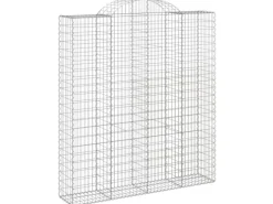 vidaXL Gabionen mit Hochbogen 4 Stk 200x50x220/240cm Eisen 1679855* Best