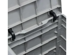 Auflagenboxen|Universalboxen|vidaXL Garten-Aufbewahrungsbox 90 L Hellgrau