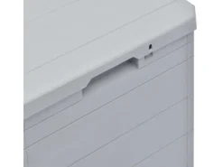 Auflagenboxen|Universalboxen|vidaXL Garten-Aufbewahrungsbox 90 L Hellgrau