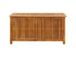vidaXL Garten-Aufbewahrungsbox 113x50x58 cm Massivholz Akazie* Best