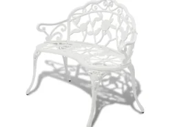 Gartenbänke|vidaXL Gartenbank 100 cm Aluminiumguss 42167