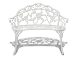 Gartenbänke|vidaXL Gartenbank 100 cm Aluminiumguss 42167