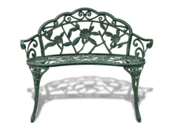 vidaXL Gartenbank 100 cm Aluminiumguss 42166* Online