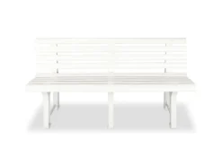 vidaXL Gartenbank 145,5 cm Kunststoff 43583* Hot