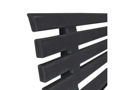 Balkonmöbel|Gartenbänke|vidaXL Gartenbank 145,5 cm Kunststoff Anthrazit