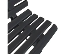 Balkonmöbel|Gartenbänke|vidaXL Gartenbank 145,5 cm Kunststoff Anthrazit