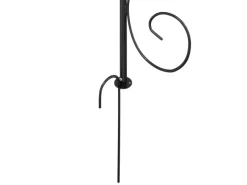 vidaXL Gartenbogen Schwarz Ø180x255 cm Stahl* New