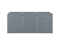 vidaXL Gartenbox Grau PP Rattan 270 L 364061* Outlet