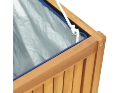 vidaXL Gartenbox 200x50x55 cm Massivholz Teak* Hot
