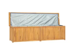 vidaXL Gartenbox 200x50x55 cm Massivholz Teak* Hot