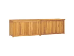 vidaXL Gartenbox 200x50x55 cm Massivholz Teak* Hot