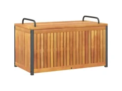 vidaXL Gartenbox 85x45x45/53 cm Massivholz Akazie und Stahl*