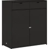vidaXL Gartenschrank Schwarz 105x55x113 cm Poly Rattan* New