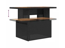 Outdoor Whirlpools|Kühlboxen|vidaXL Garten-Sofa-Set mit Speicher 9-Tlg Poly Rattan 3358683