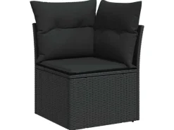 Outdoor Whirlpools|Kühlboxen|vidaXL Garten-Sofa-Set mit Speicher 9-Tlg Poly Rattan 3358683