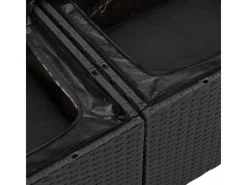 Outdoor Whirlpools|Kühlboxen|vidaXL Garten-Sofa-Set mit Speicher 9-Tlg Poly Rattan 3358683