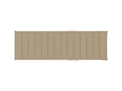 Auflagenboxen|vidaXL Garten-Sonnenliege mit Tisch und Auflage Kiefer Imprägniert Beige