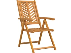 Gartenstühle|vidaXL Gartenstühle 4 Stk Verstellbar Massivholz Akazie 3154134
