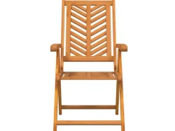Gartenstühle|vidaXL Gartenstühle 4 Stk Verstellbar Massivholz Akazie 3154134