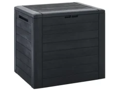 vidaXL Gartentruhe Anthrazit 58,5x46x55 cm Polypropylen*
