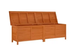 vidaXL Gartentruhe Braun 198,5x50x56,5 cm Massivholz Tanne* Outlet