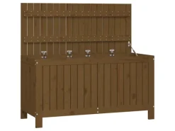 vidaXL Gartentruhe Honigbraun 115x49x60 cm Massivholz Kiefer* New