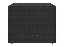 Auflagenboxen|vidaXL Gartentruhe Schwarz 291L Poly Rattan