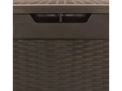 vidaXL Gartentruhe 119x48x60 cm Polypropylen Braun* Best